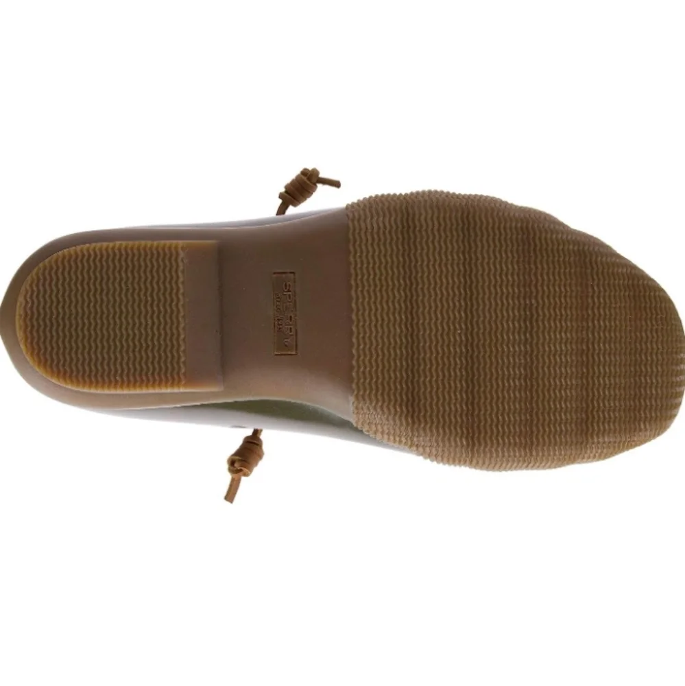 New Sperry Saltwater Shiny Quilted Duck  Boot